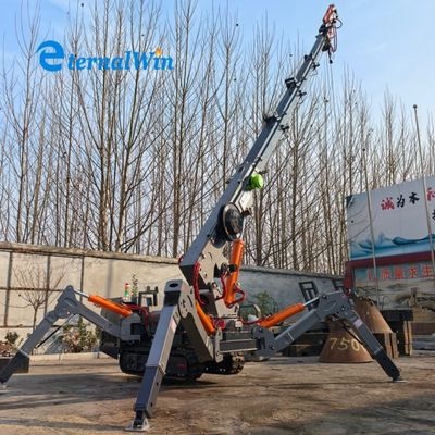 Telescopic Boom 3 Ton Spider Crane Steel For Durability And Efficiency