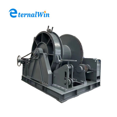 Metal Steel Marine Hydraulic Winch with Customized Rated Load and Robust Construction