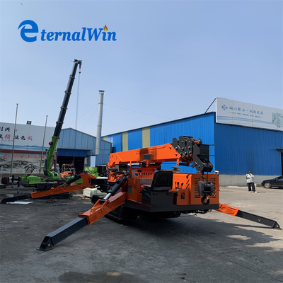 Lifting Capacity 3 Ton Spider Crawler Crane Operating Weight 2.8 Tons Max Working Radius 11 M