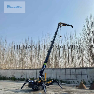 Mini Spider Crane 10 Ton Lifting Capacity Electric Diesel Power