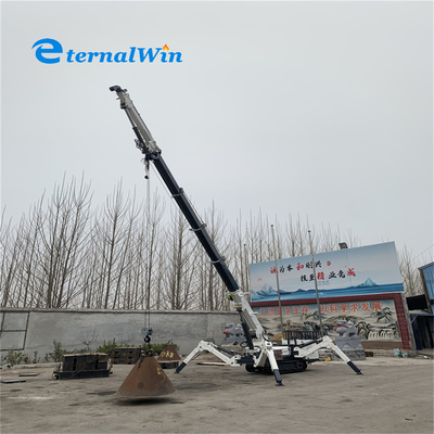 9.6 Meters Jib Length Electric Spider Crane with Lifting Capacity of 3 Ton 5 Ton 8 Ton 10Ton 12Ton