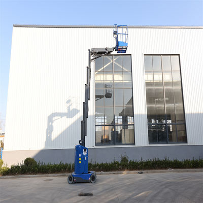 Working Height 7.2 to 10.6 meters Electric lifting platform providing Customized platform size optimized for and lifting operations