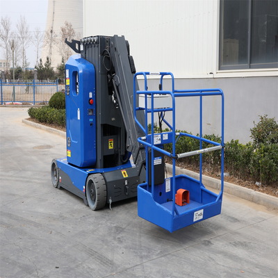 7.2-10.6m Working Height Vertical Electric Lifting Platform with fly jib