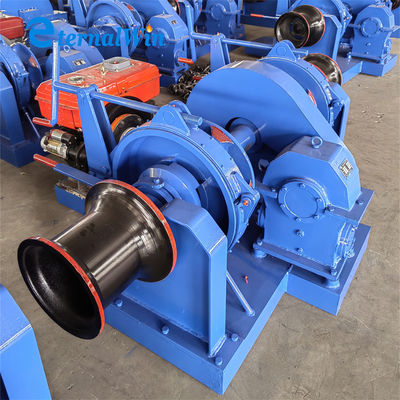Marine Hydraulic Winch with Drum Length 400-1000mm Speed Ratio 8-20 and Line Speed 20-30m/min for Heavy-Duty Applications