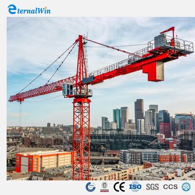 CE-approved 5-ton Hydraulic Folding Arm Self-erecting Heavy-duty Tower Crane for Construction