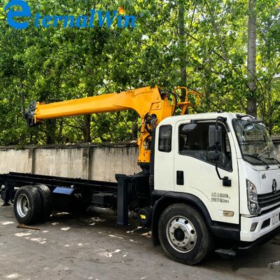 Straight arm truck mounted crane Telescopic boom truck crane Mobile crane truck