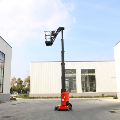 Customized Boom lifter Designed with Anti slip Platform Surface to Facilitate Safe Handling of Heavy Materials at Height