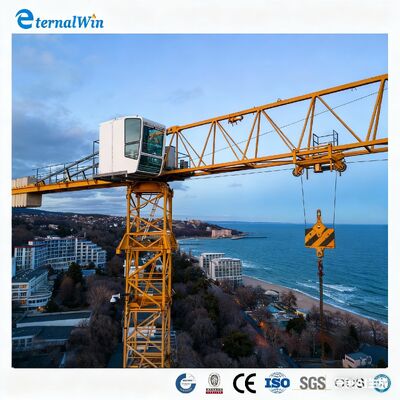 Luffing Jib Tower Crane | Narrow Space High-Rise Building Equipment 6 ton tower crane 8 ton tower crane