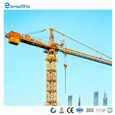 50m-80m Jib Length Tower Crane ISO&CE Approved Building Lifting Machinery
