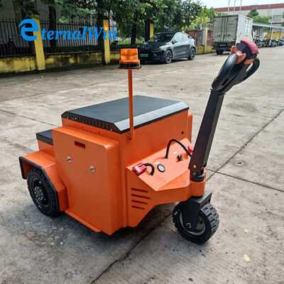 24V Battery Voltage Electric Tractor Tug Providing 8 Hours Operating Time Per Charge Engineered for Warehouse Operations